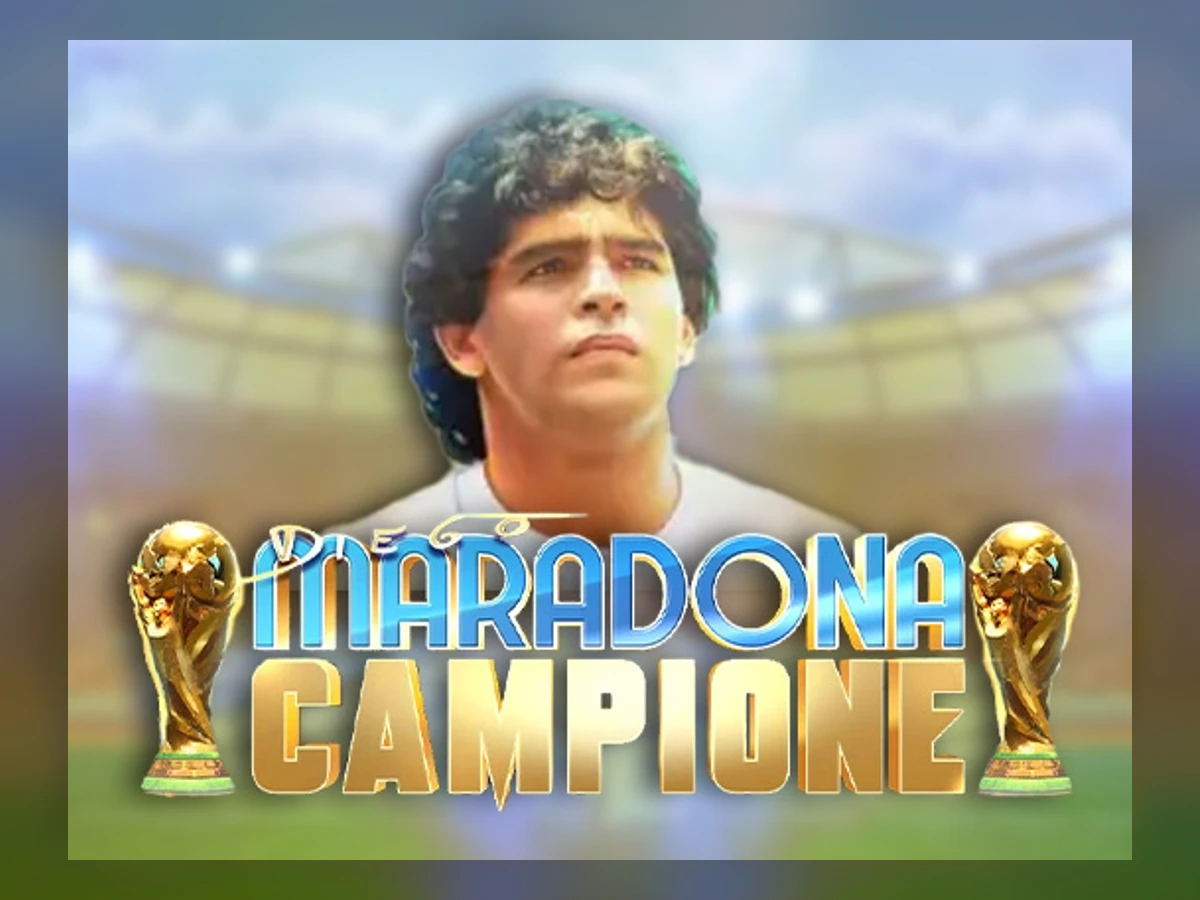 Diego Maradona Champion slot game artwork