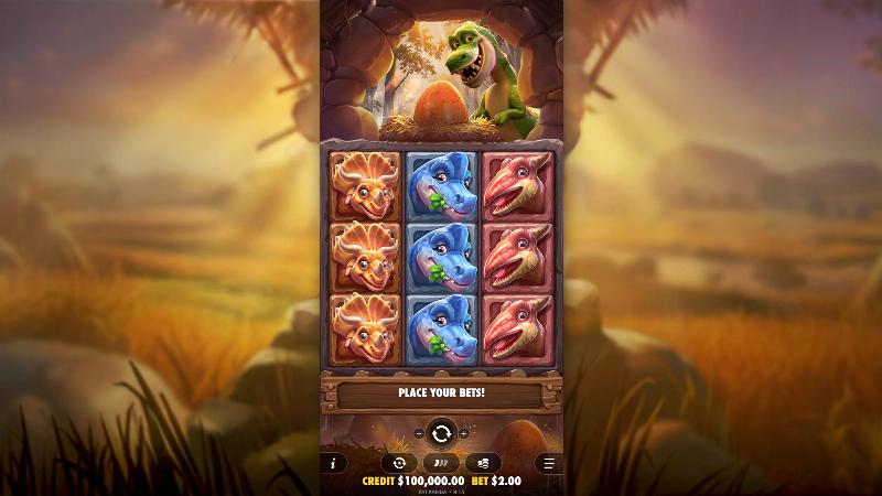 Dino Drop slot game artwork