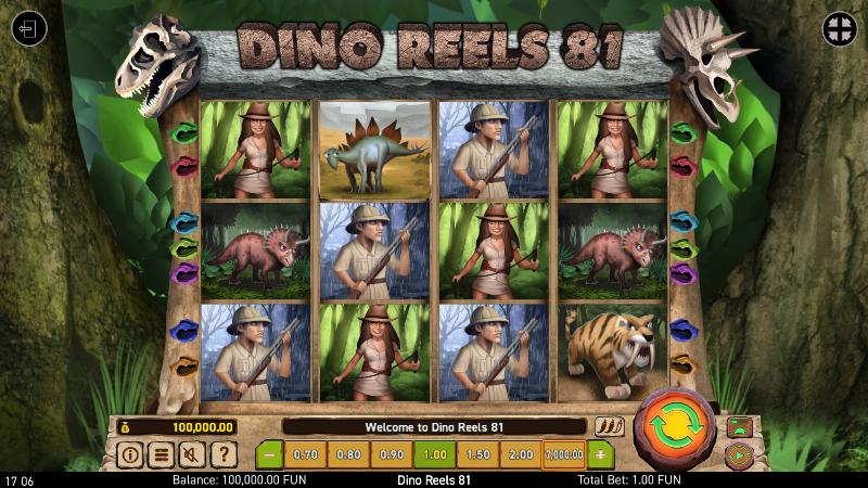 Dino Reels 81 slot game artwork