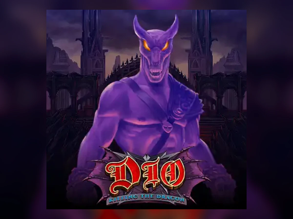 Dio Killing the Dragon slot game artwork