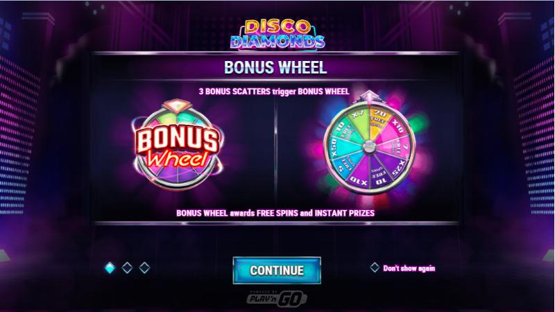 Disco Diamonds slot game artwork
