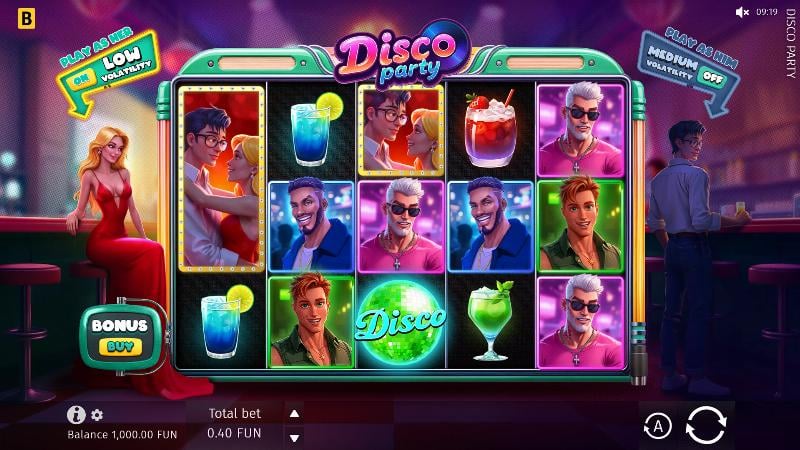 Disco Party slot game artwork