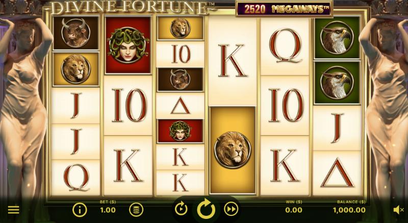 Divine Fortune Megaways slot game artwork