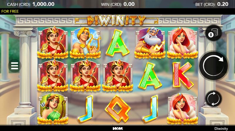 Diwinity slot game artwork