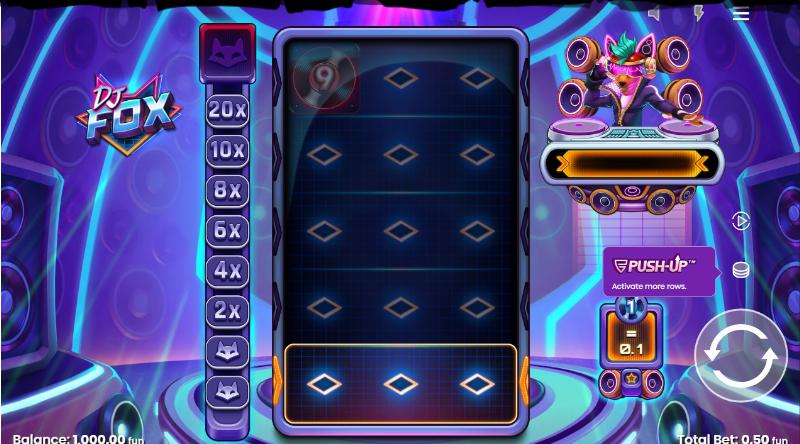 Dj Fox slot game artwork