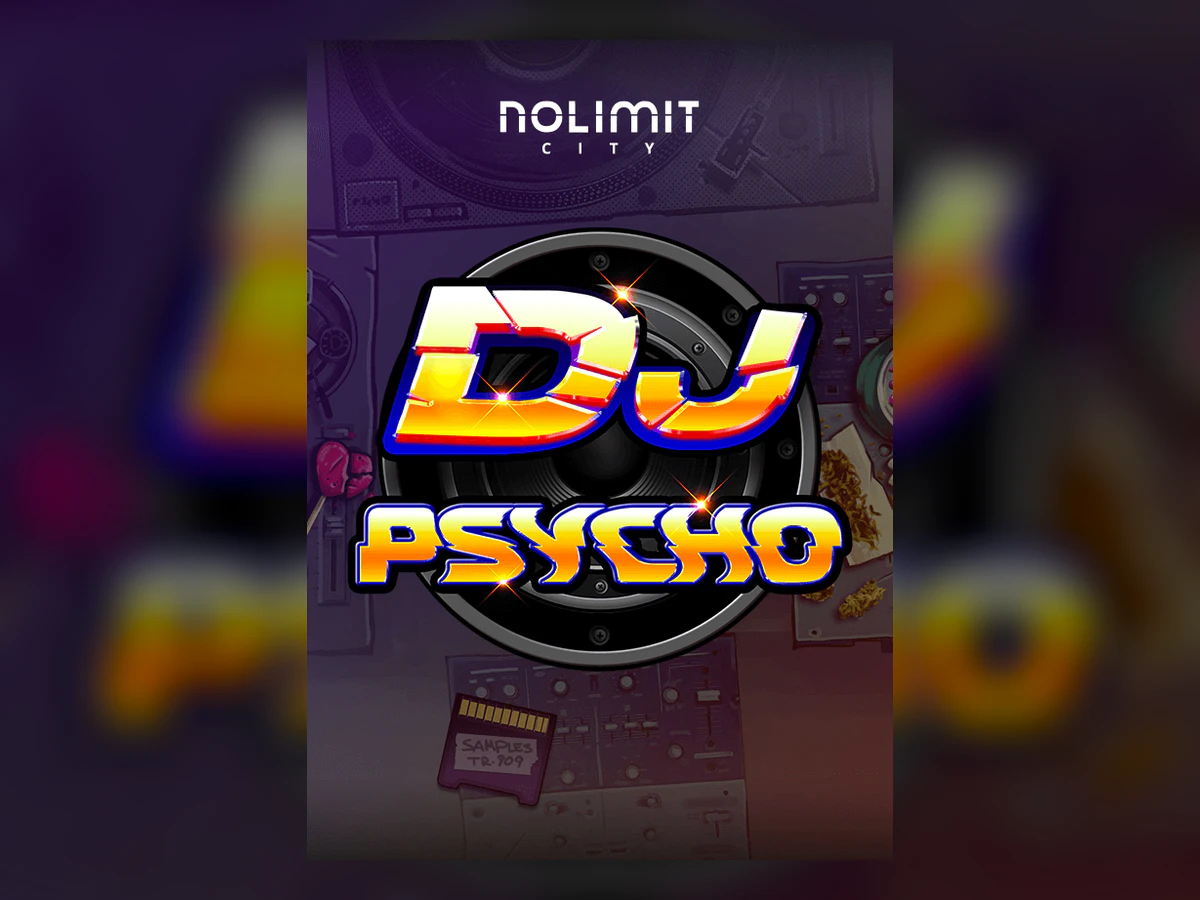 Dj Psycho slot game artwork