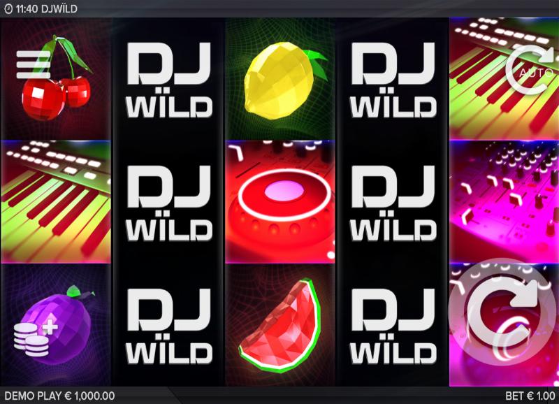 Dj Wïld slot game artwork