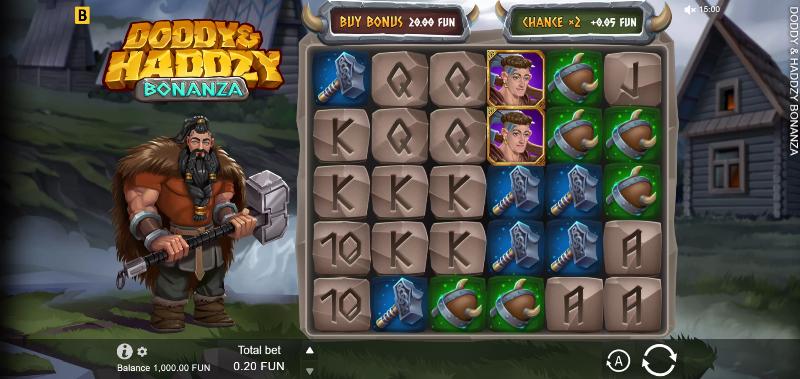 Doddy And Haddzy Bonanza slot game artwork