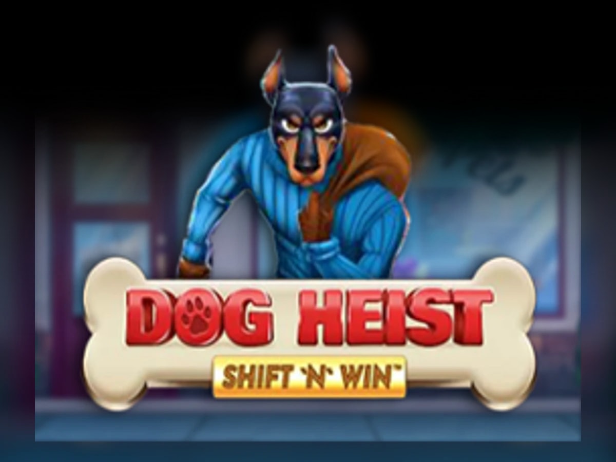 Dog Heist Shift 'N' Win slot game artwork