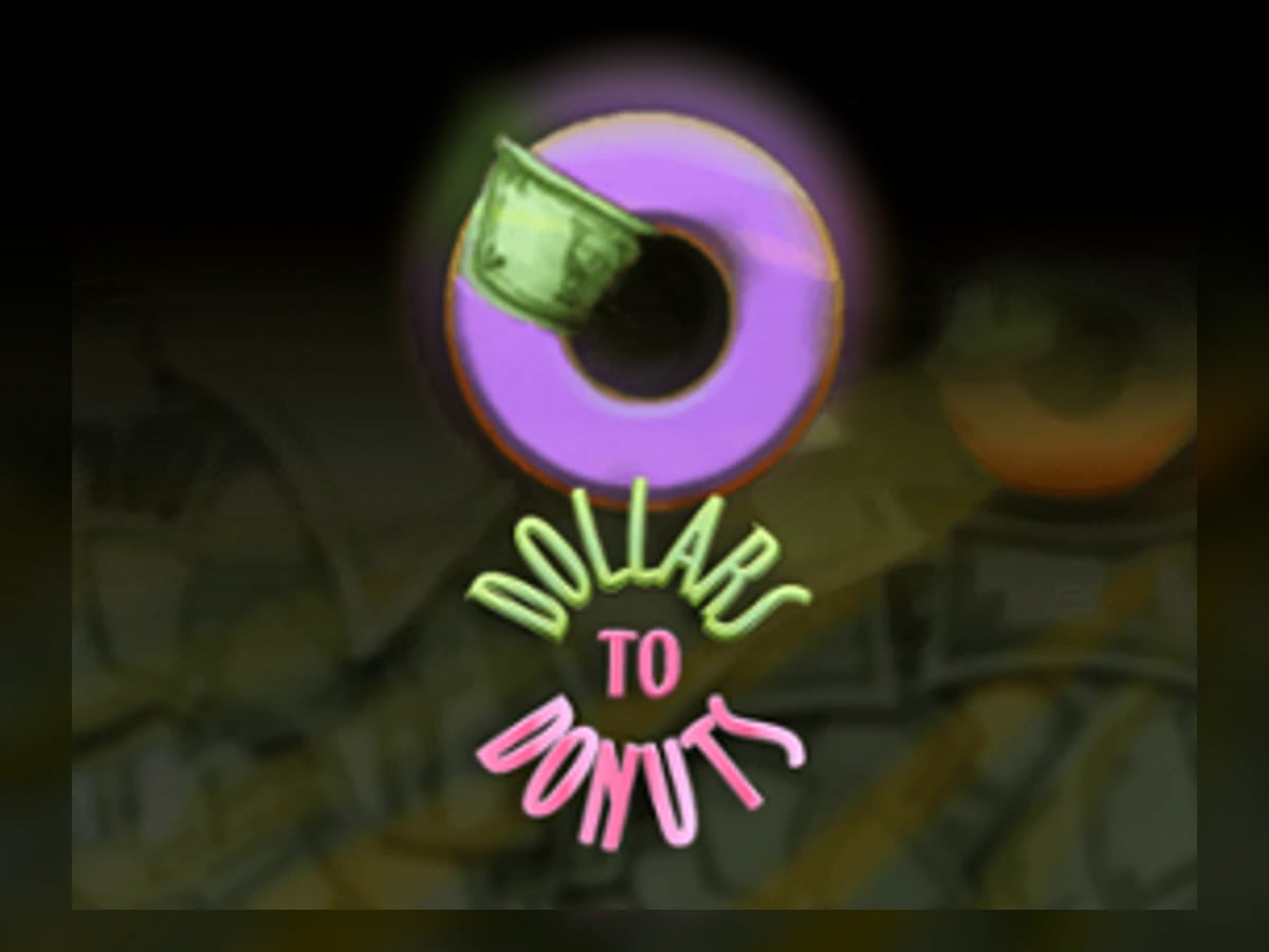 Dollars to Donuts slot game artwork