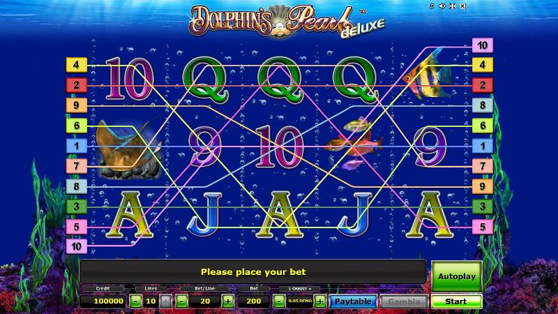 Dolphin’s Pearl Deluxe slot game artwork