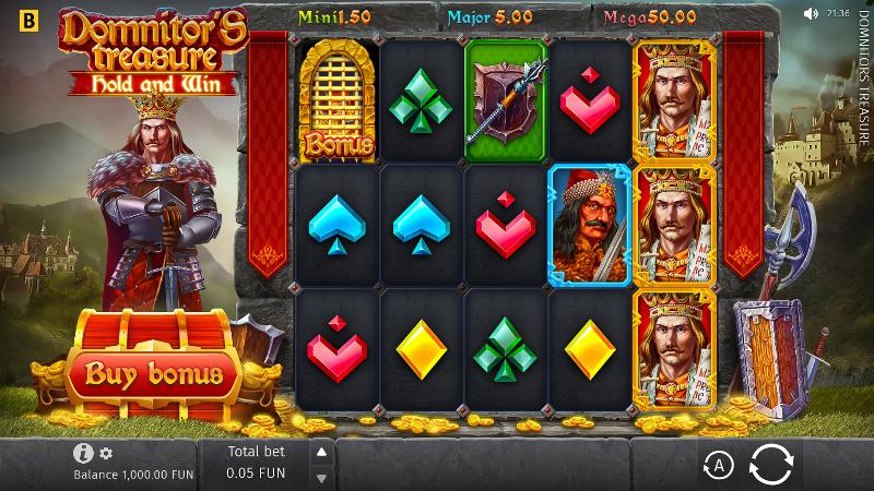 Domnitor’s Treasure slot game artwork