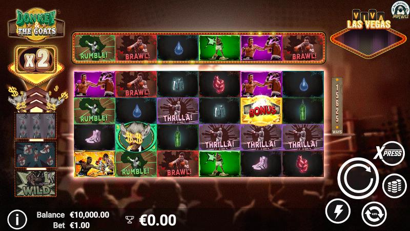 Donkey And The Goats slot game artwork