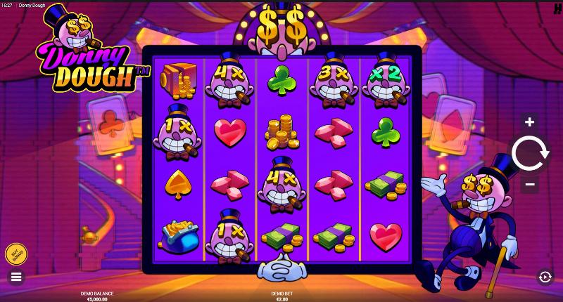 Donny Dough slot game artwork