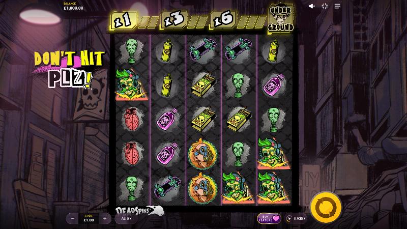 Dont Hit Plz slot game artwork
