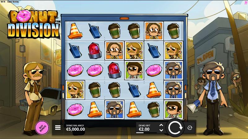 Donut Division slot game artwork