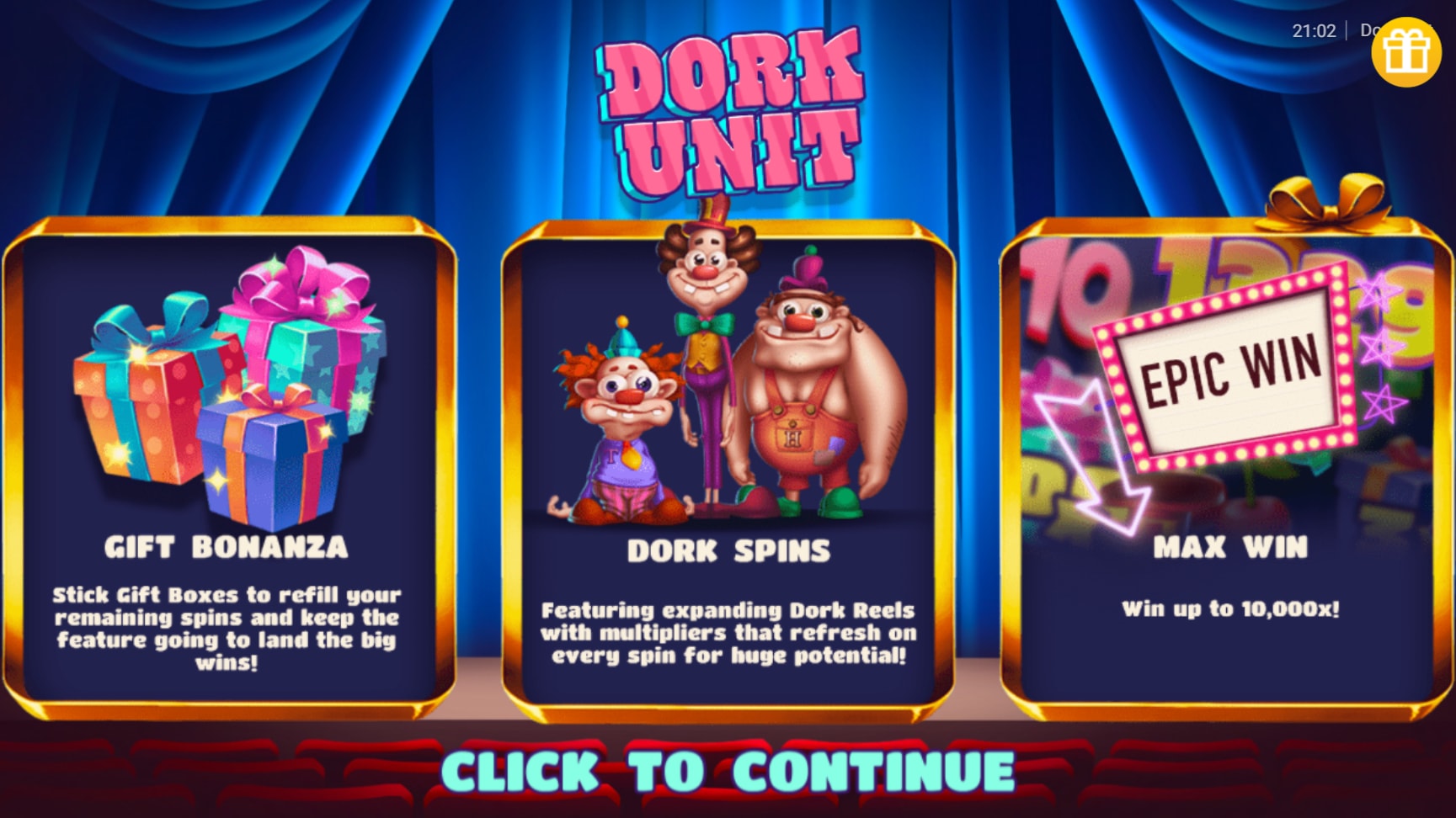 Dork Unit slot game artwork