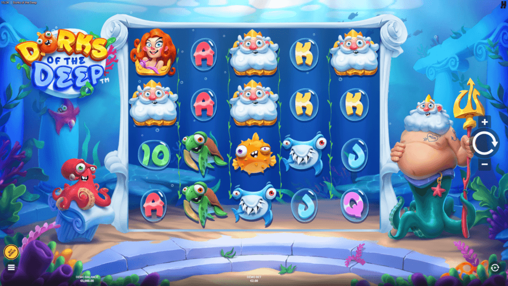 Dorks Of The Deep slot game artwork