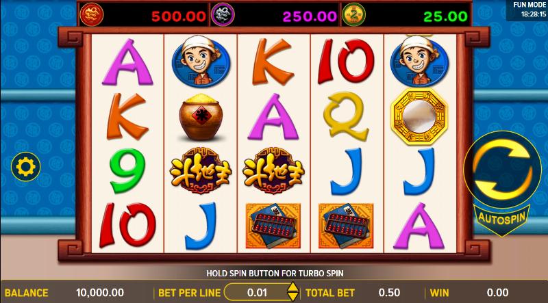 Dou Di Zhu Deluxe slot game artwork
