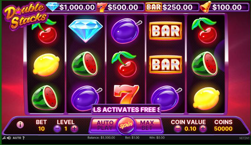 Double Stacks slot game artwork