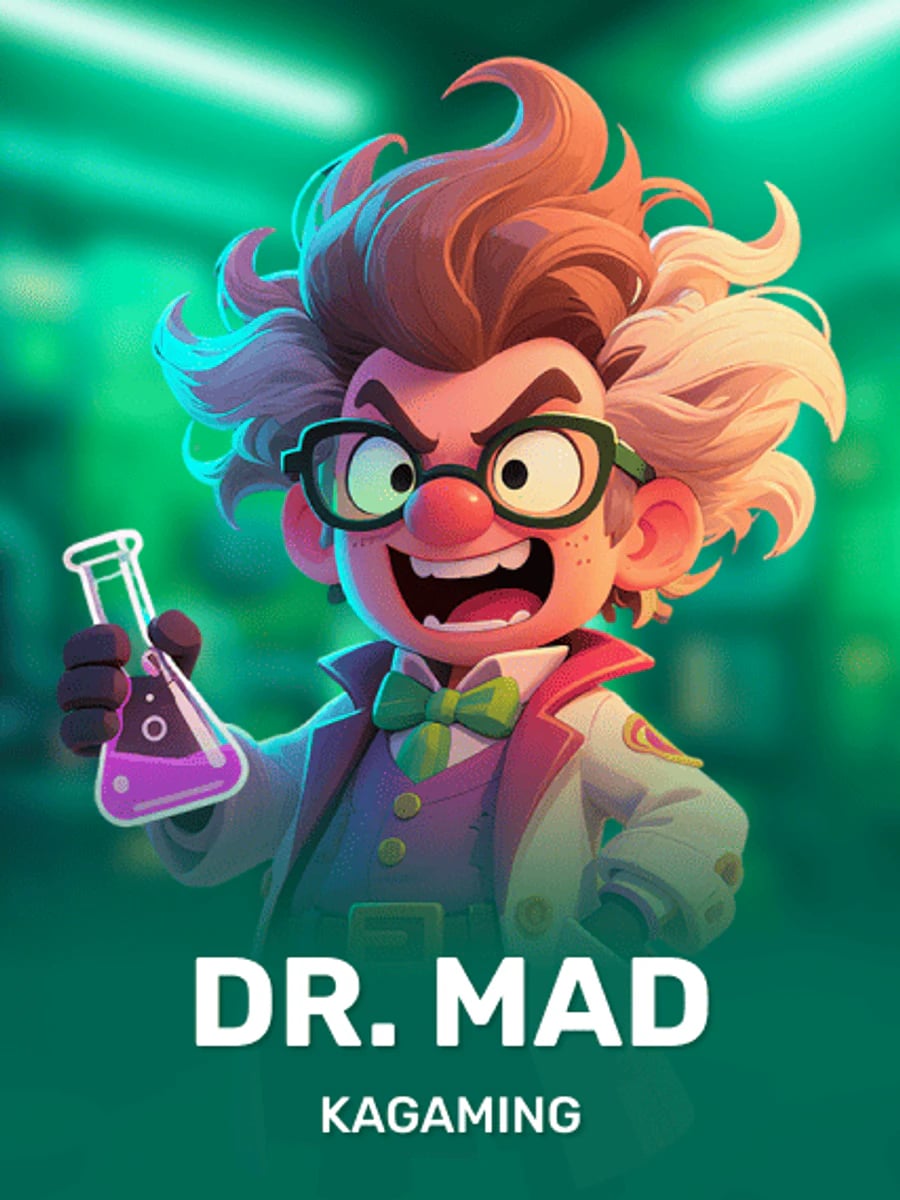 Dr. Mad slot game artwork