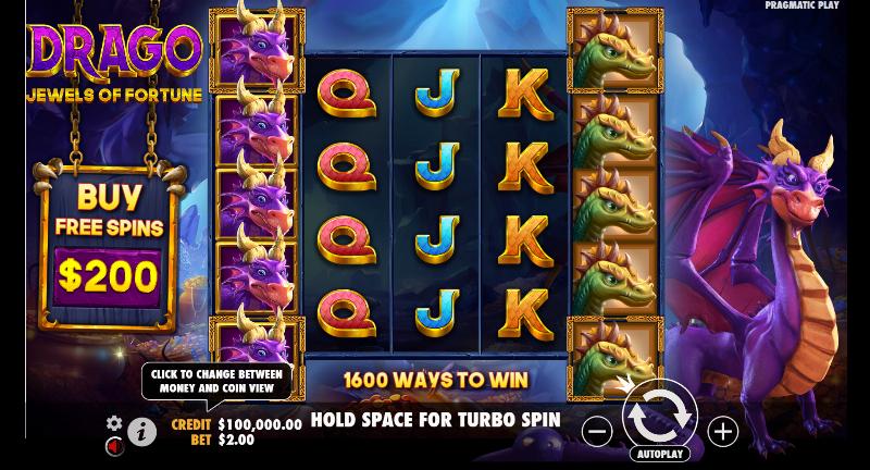 Drago - Jewels of Fortune slot game artwork