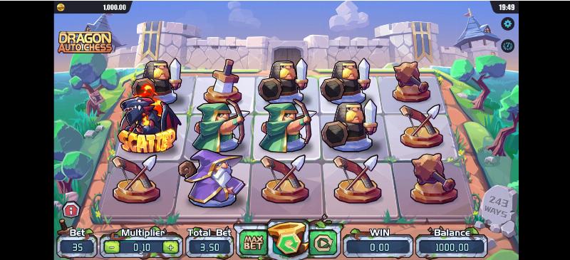Dragon Auto Chess slot game artwork