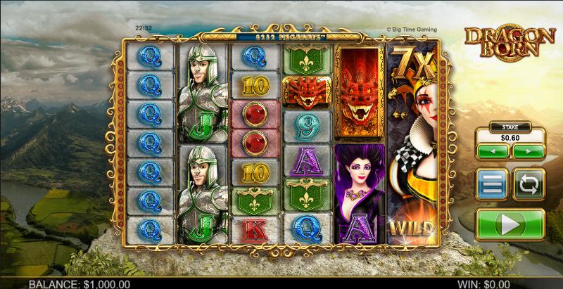 Dragon Born slot game artwork