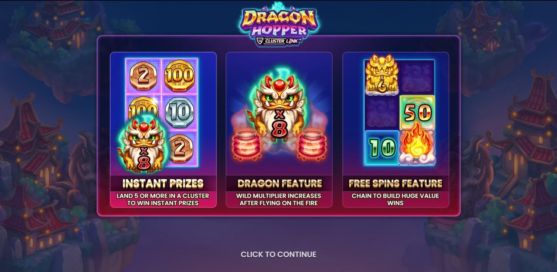 Dragon Hopper slot game artwork