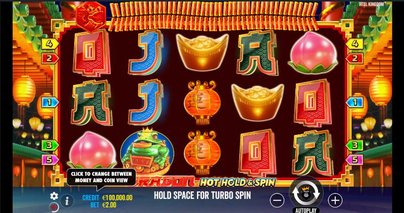 Dragon Hot Hold & Spin slot game artwork