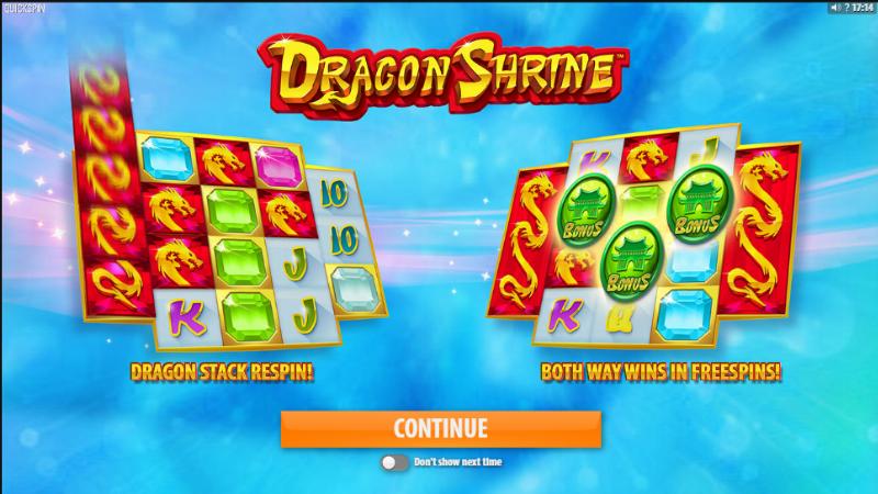 Dragon Shrine slot game artwork