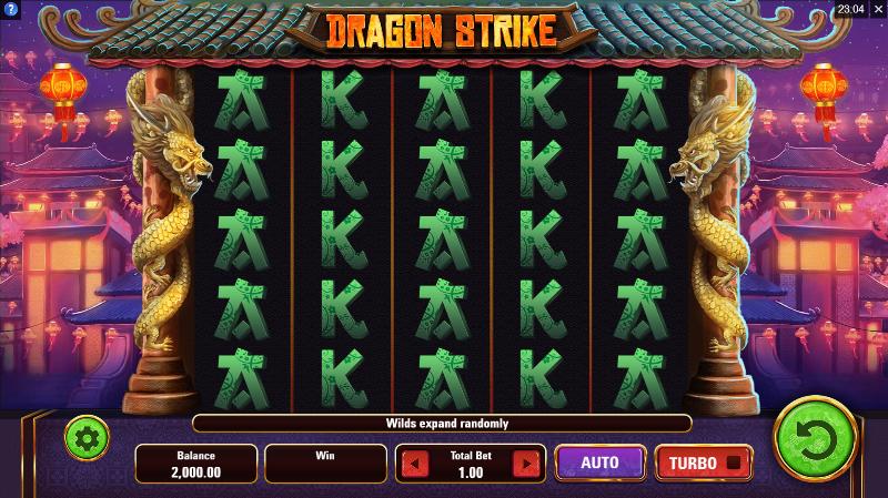 Dragon Strike slot game artwork