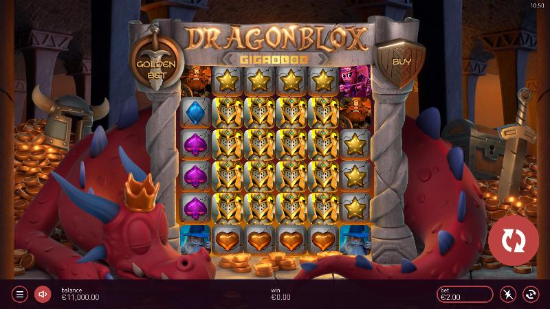 Dragonblox slot game artwork