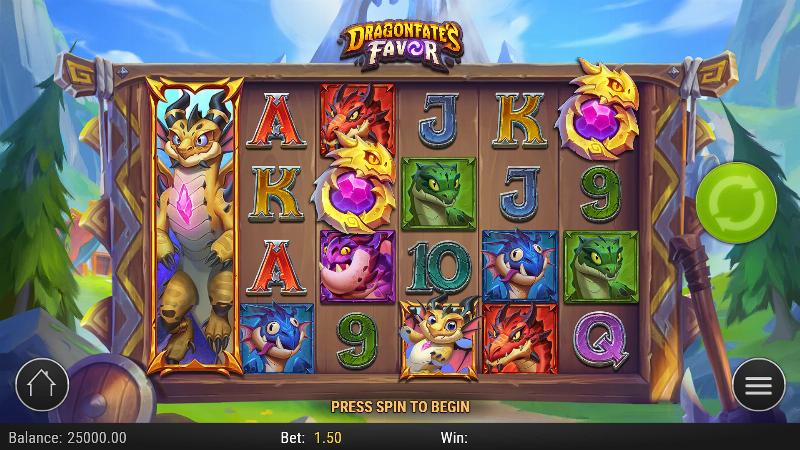 Dragonfate’s Favor slot game artwork