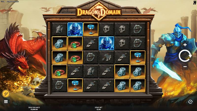 Dragon’s Domain slot game artwork