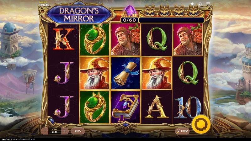 Dragon’s Mirror slot game artwork