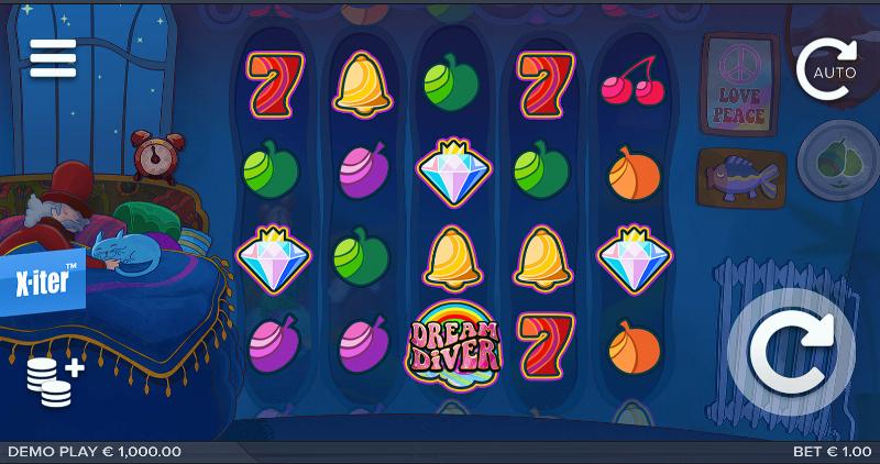 Dream Diver slot game artwork