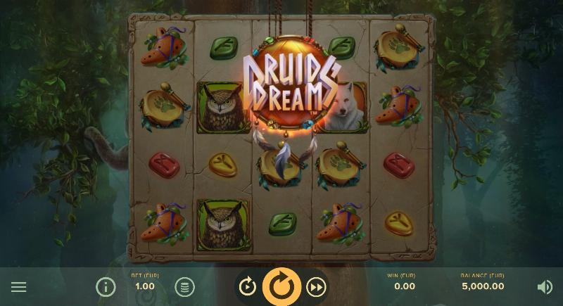 Druids Dream slot game artwork