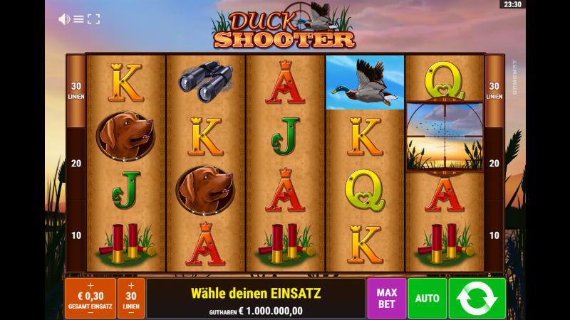 Duck Shooter slot game artwork