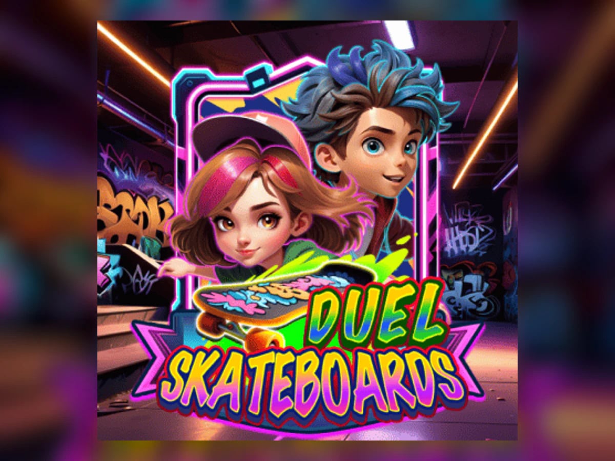 Duel Skateboards slot game artwork