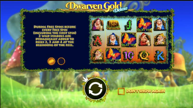 Dwarven Gold Deluxe slot game artwork