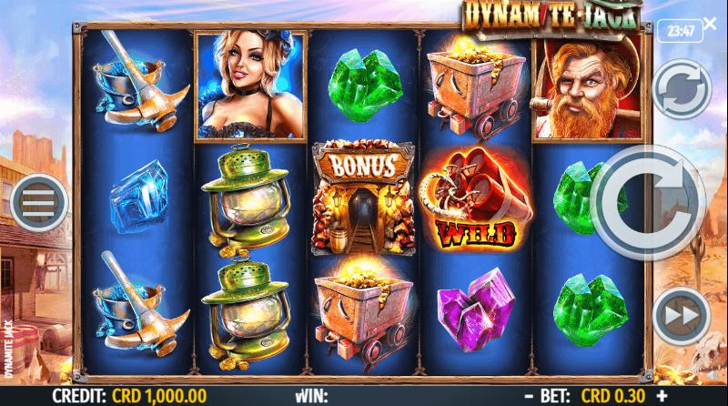 Dynamite Jack slot game artwork