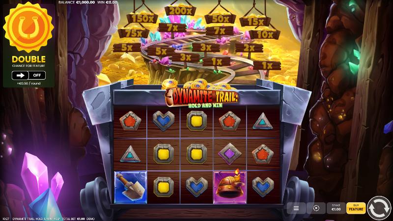Dynamite Trail: Hold And Win slot game artwork