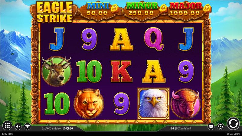 Eagle Strike Hold And Win slot game artwork