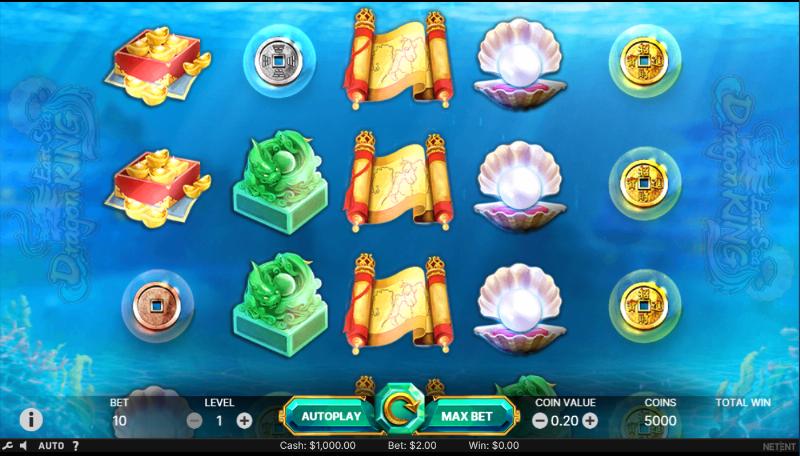 East Sea Dragon King slot game artwork