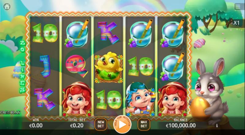 Easter Egg Party slot game artwork