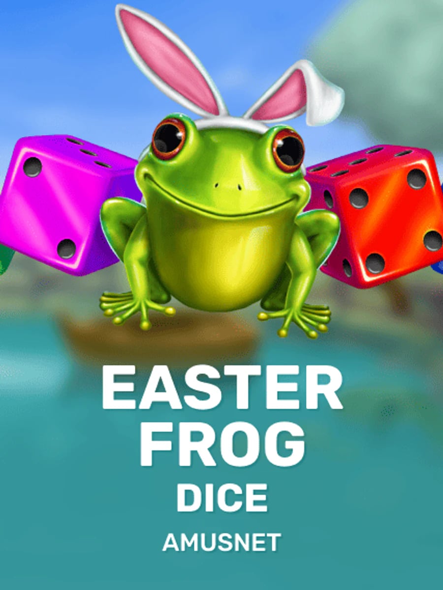 Easter Frog Dice slot game artwork
