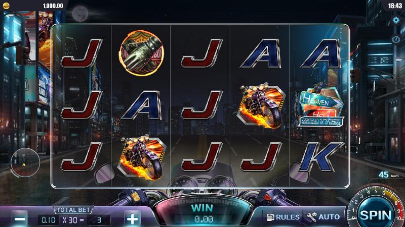 Easy Rider slot game artwork