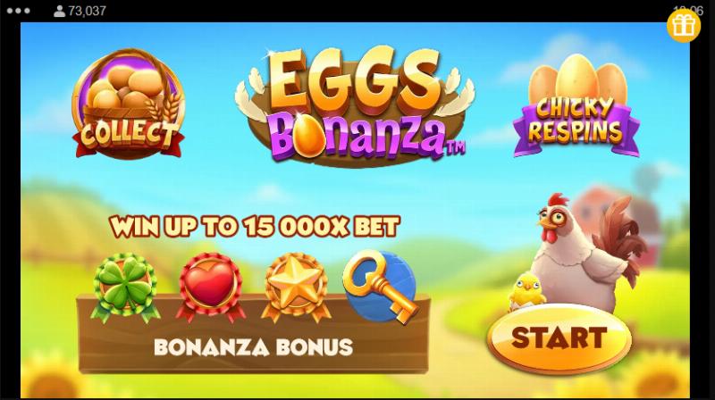 Eggs Bonanza slot game artwork