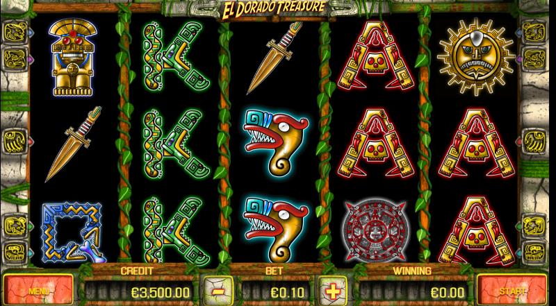 El Dorado Treasure slot game artwork
